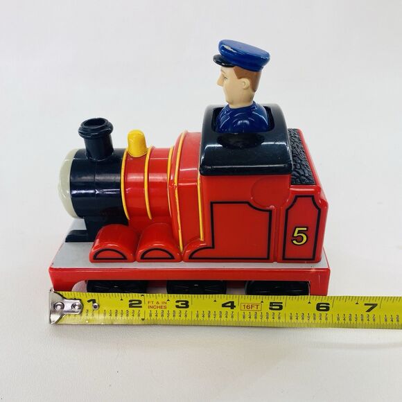 James Thomas The Tank Engine and Friends Push N Go Red Train Toy 2007 Gullane 6" - Picture 6 of 8